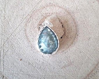 Sterling Silver Teardrop Necklace, Memorial Keepsake with Ashes, Hair or Fur, Personalised Remembrance Jewellery