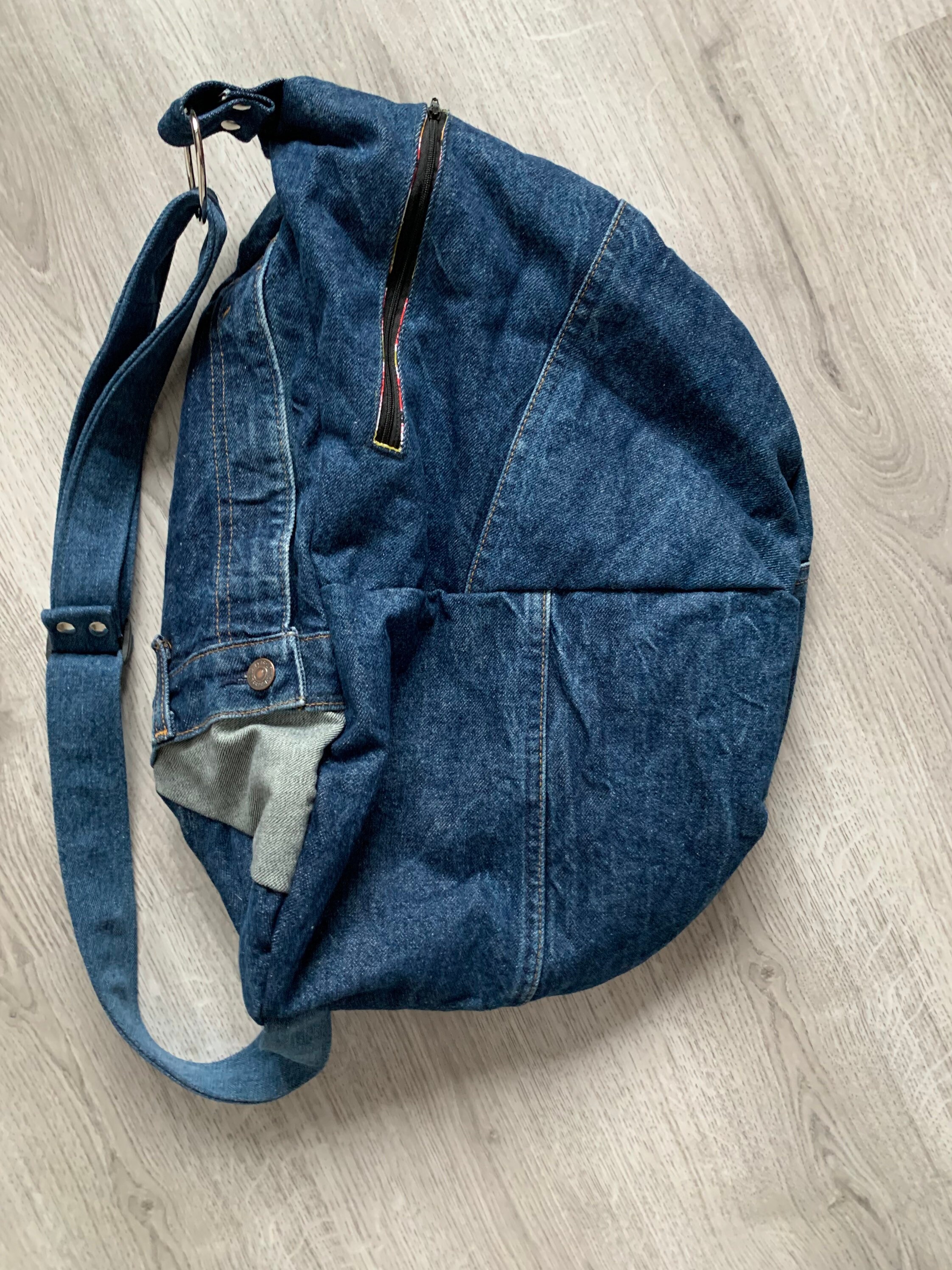 Fanny Pack xxl Oversize bumbag hobotas crossbag recycled Levi's Jeans