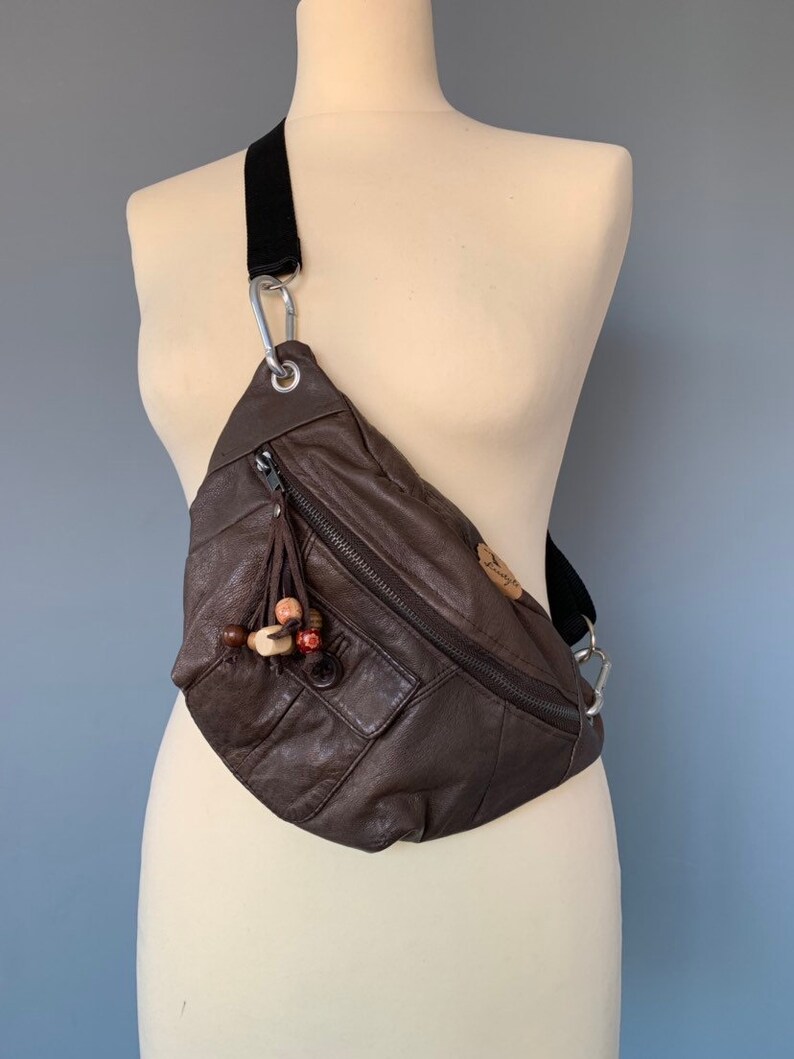 Fanny pack leer bumbag Waist bag crossbodybag