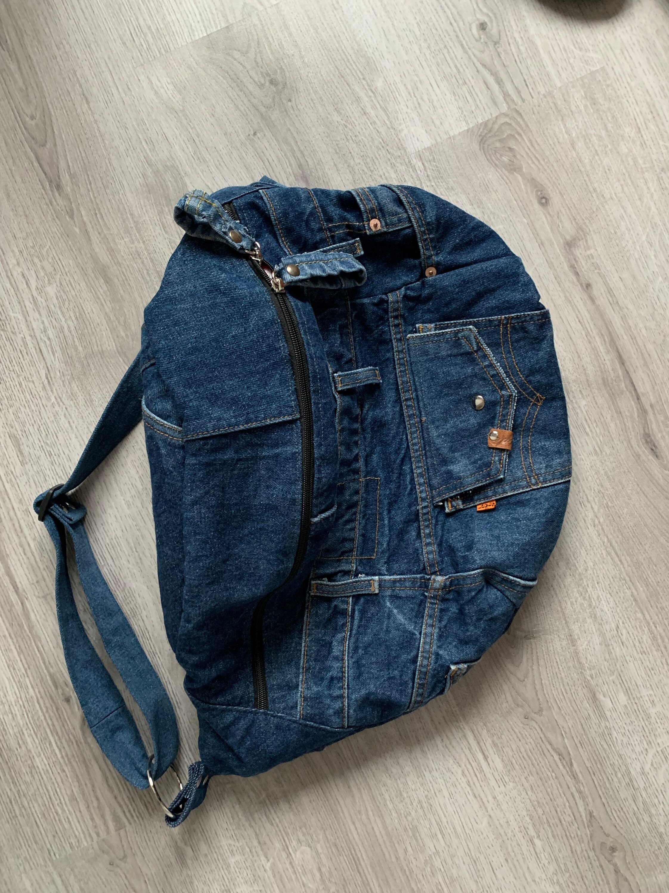 Fanny Pack xxl Oversize bumbag hobotas crossbag recycled Levi's Jeans