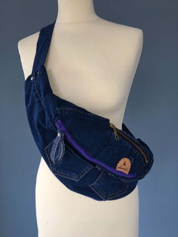 Fanny Pack Jeans Bum Bag Beltbag Denim Etsy
