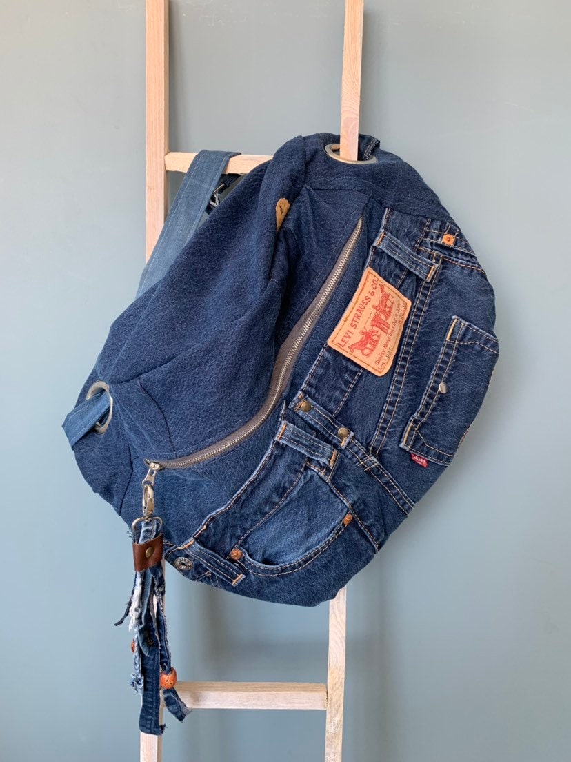 Denim Fanny Pack XXL Jeans bumbag hobotas Levi's Jeans