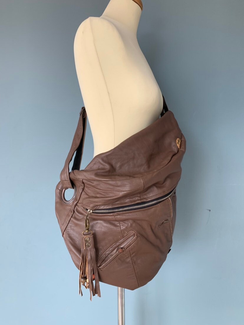 Fanny Pack Bumbag XXL from brown leather