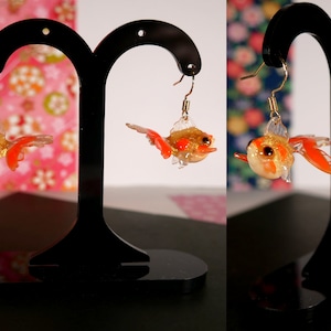 Statue De Poisson Koï Faite à La Main - Art Moderne En Résine