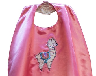 Alpaca, Lama, Alpaca Cape, Lama Cape, Girls Cape, Superhero