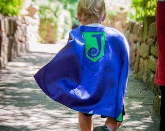 Personalized SUPERHERO CAPE, Custom INITIAL Cape, Superhero Party Cape, Boy's Birthday, The Joker