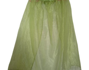 Mantello da principessa scintillante verde chiaro