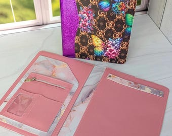 Patrón de costura para la cubierta del cuaderno Daydream Composition, soporte para bloc de notas, patrón fácil para la cubierta del diario, idea de regalo hecha a mano (PDF), tutorial de costura.