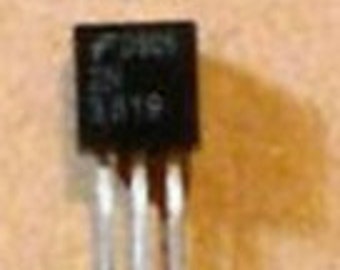 2N3819 JFET VHF / UHF Amplifier (X2) N-Channel -Depletion Transistor, Case TO92-3.