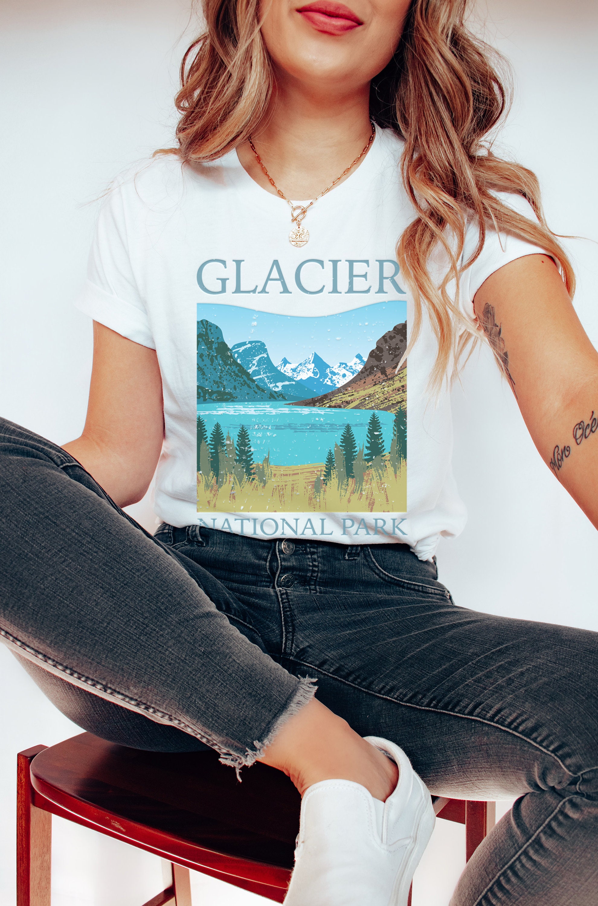 Glacier National Park Shirt National Park Te National Park - Etsy