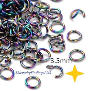Rainbow Jump Rings Etsy Singapore