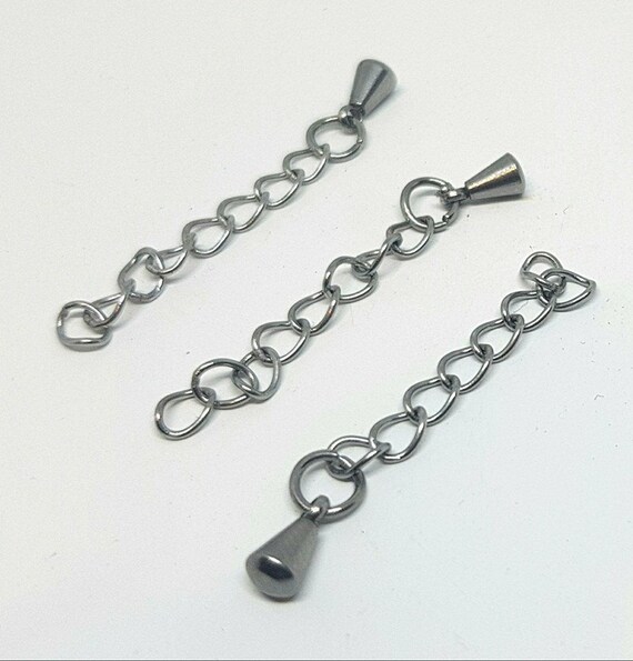 5 Pieces Stainless Steel Extender Chain With Ball 37mm Etsy Australia