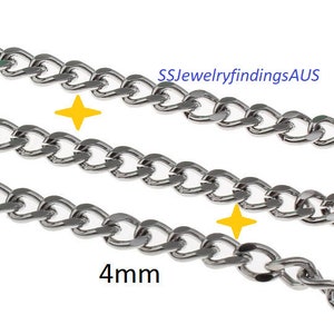 Custom 4mm Sterling Silver Plated Snake Chain Extender, Choose Length, 2  Snake Chain Extension up to 4 Necklace Extender X24 