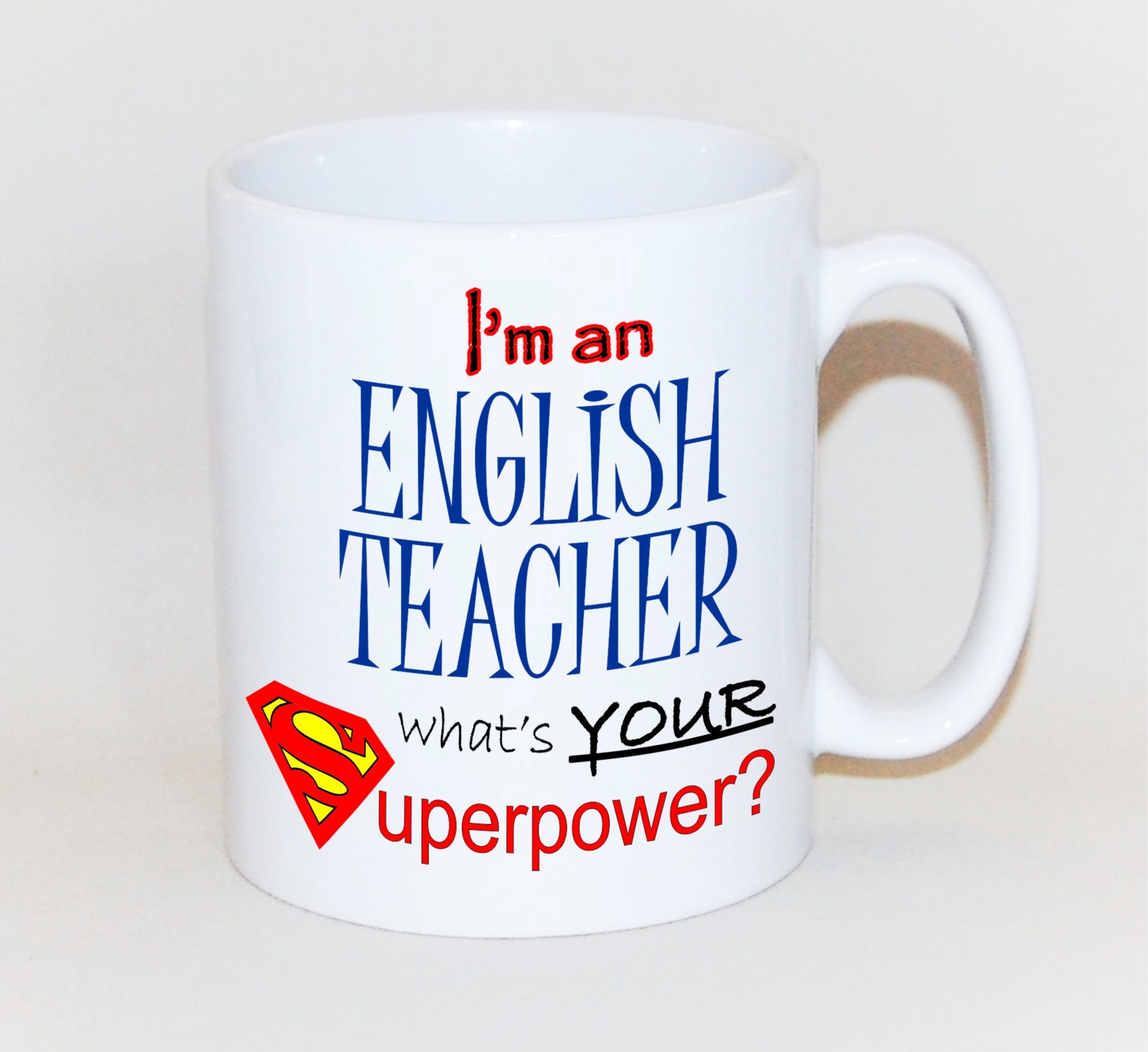 Maestro taza profesor de inglés taza maestro regalo para pedir Etsy