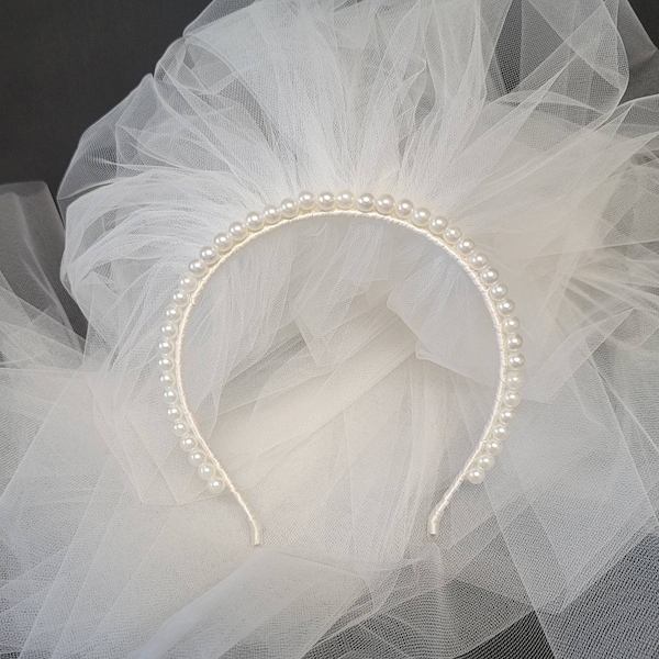 how to make a two tier veil