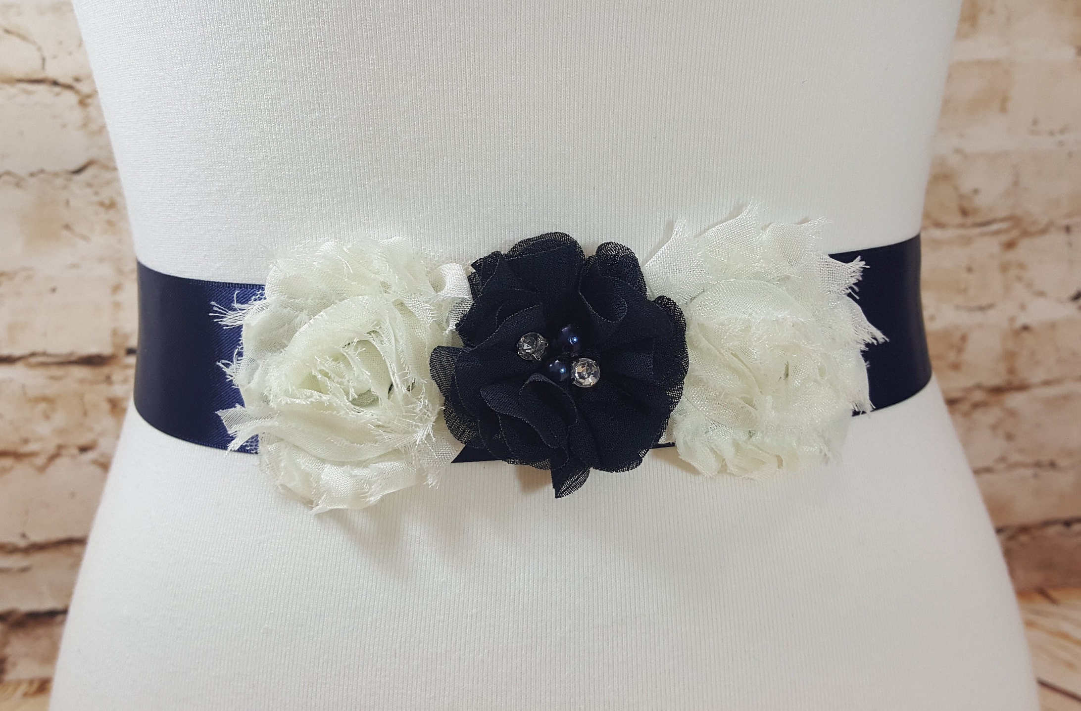 Pretty Rosebud Flower Headband Satin Ribbon Hair Band Bridesmaid 3 colours