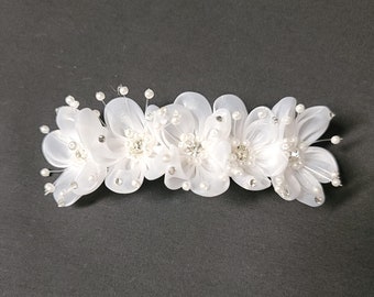 Floral Hair Barrette | Flower Hair Barrette | Special Occasion Hair Barrette