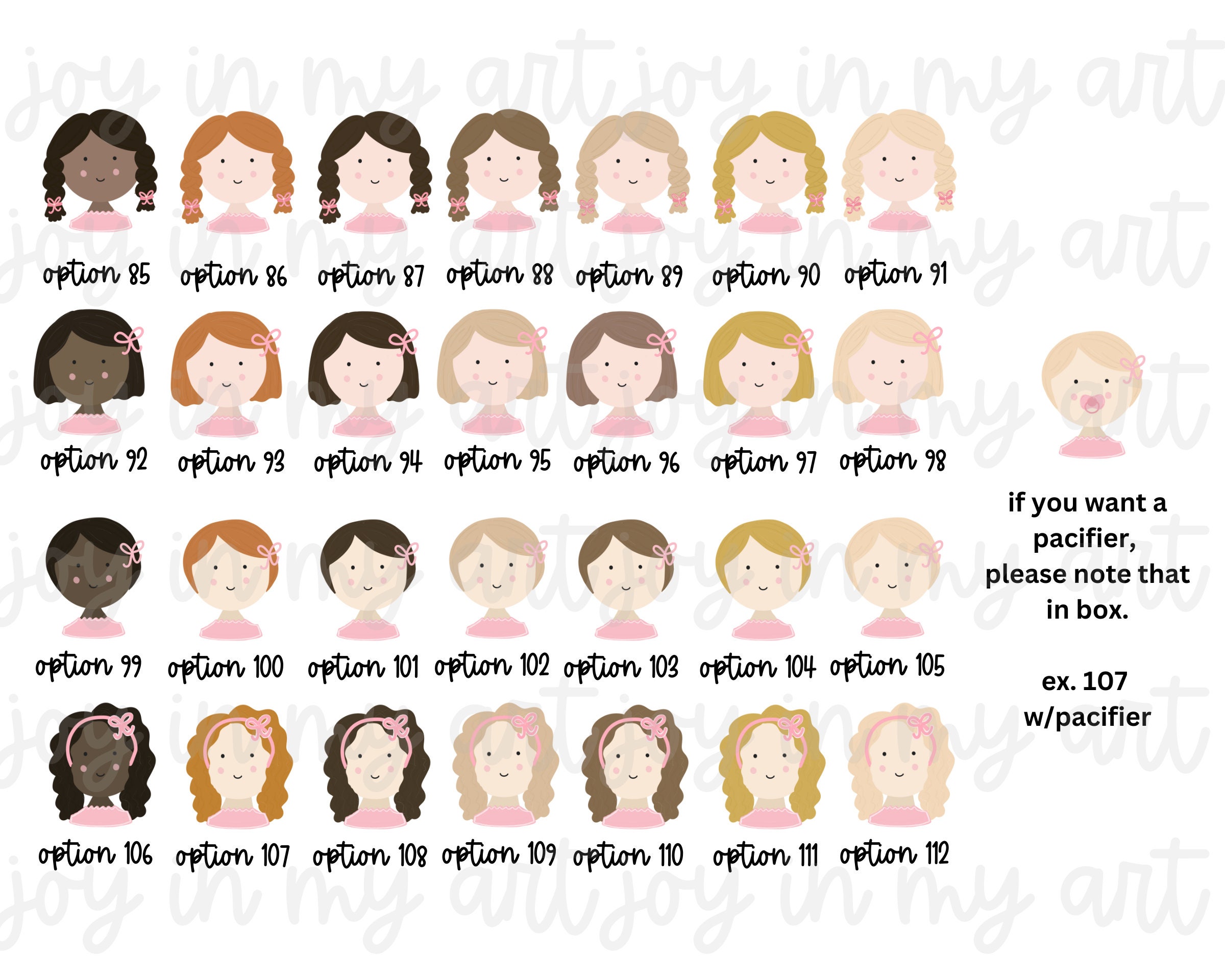 Family Character Notepad, Personalized Family 5x7 Notepad for Children ...