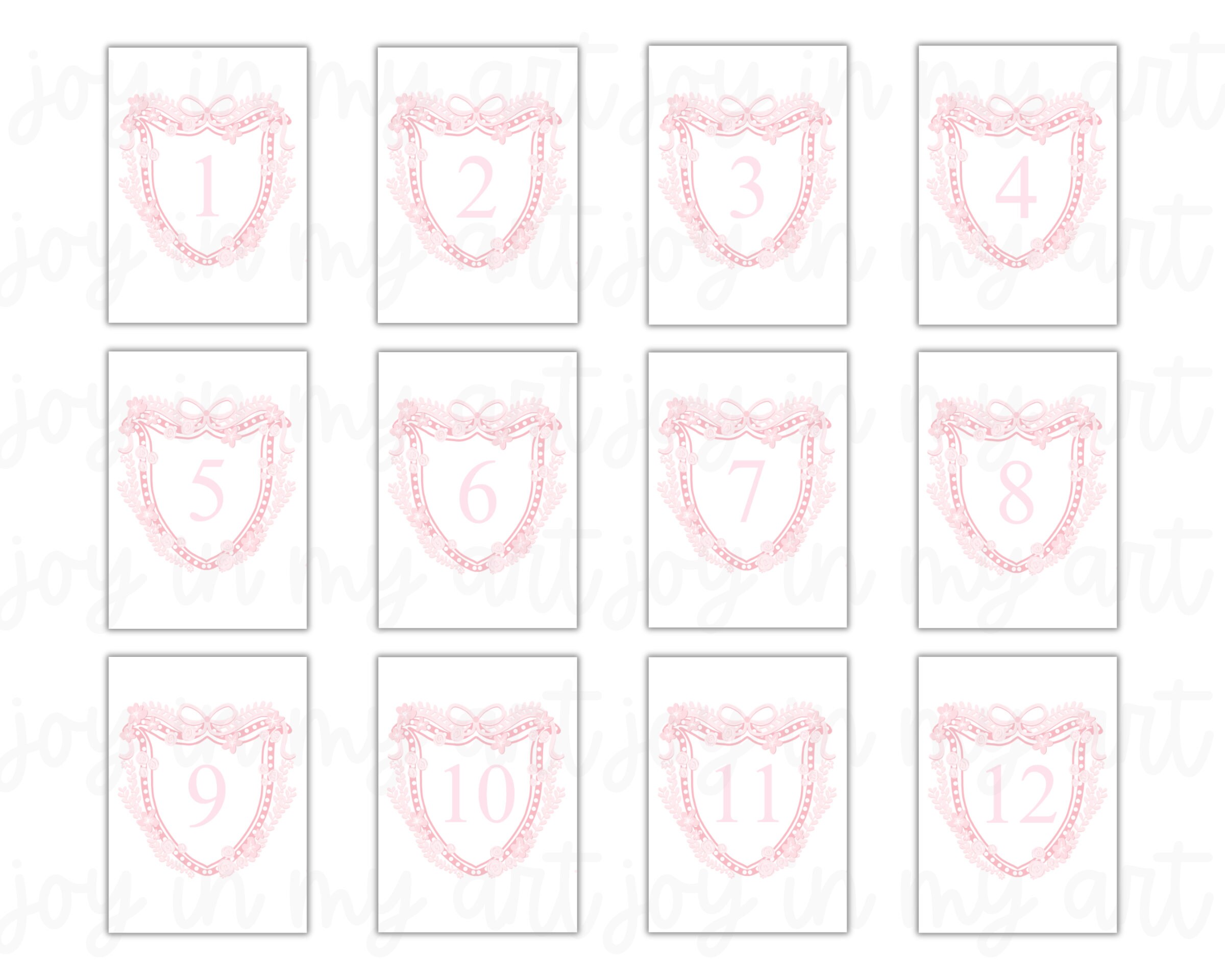 Monthly Milestone Cards Digital Download 5x7, Watercolor Baby Newborn ...