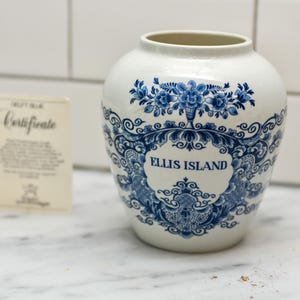 花瓶 オランダ製  Goedewaagen Royal Goedewaagen Blue Delft - Etsy