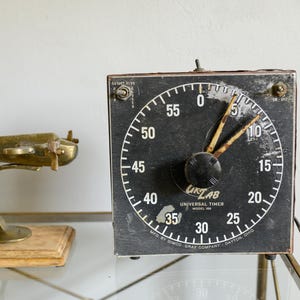 Minuterie photo universelle pour chambre noire GraLab, modèle 168, décoration industrielle, minuterie de cuisine