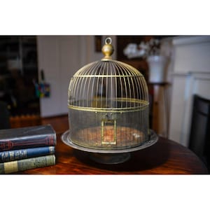 【アンティーク】HENDRYX　アメリカ製　 真鍮製ドーム型鳥かご Hendryx Bird Cage - Etsy