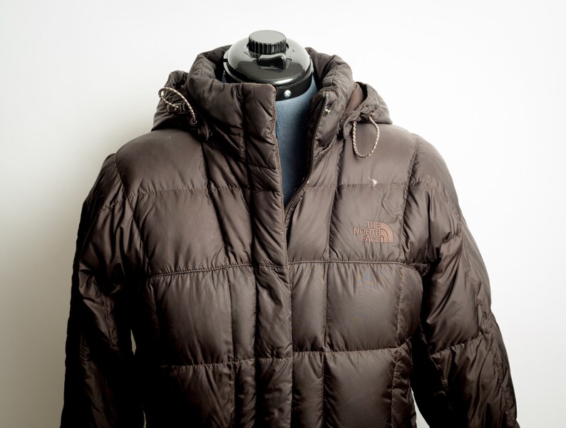 north face full length down coat