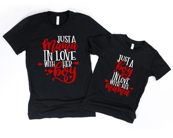 valentines day shirts for mom and son