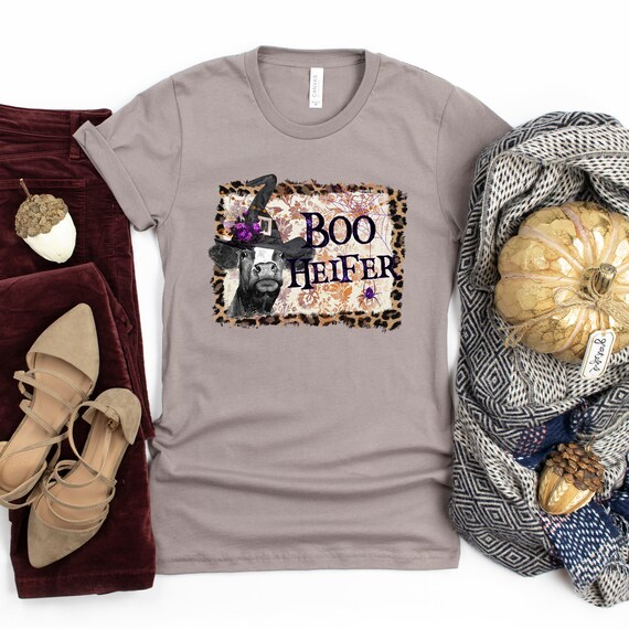 Boo Heifer Shirt for Women Cow Shirts 