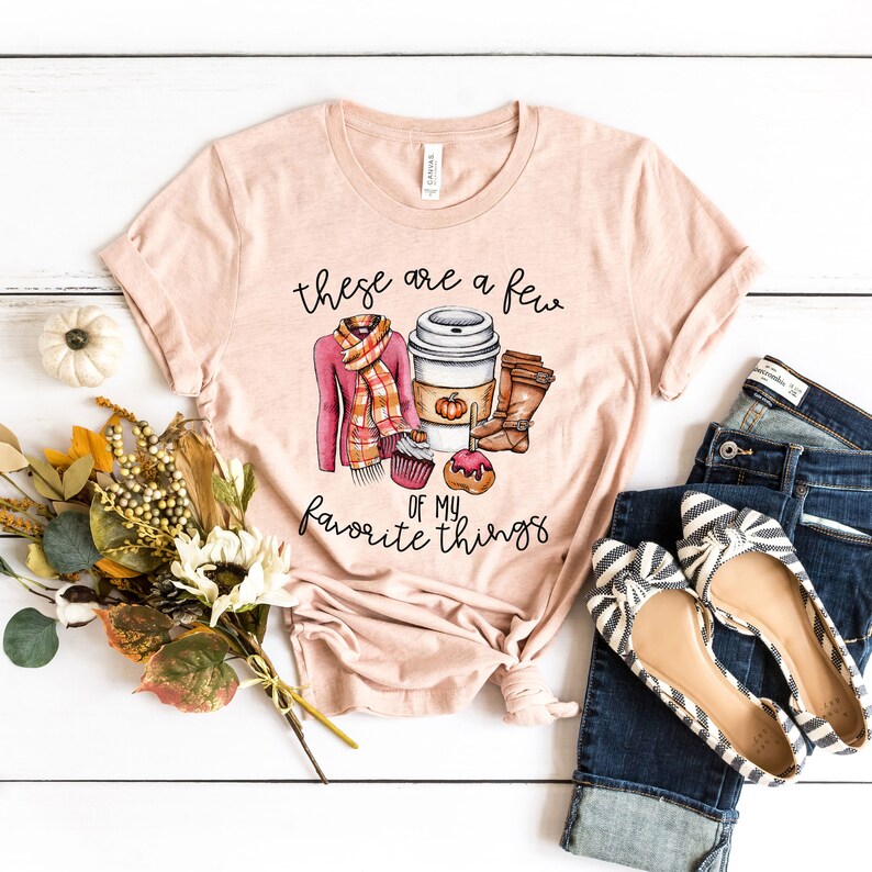 Fall Shirts Women Fall Tshirts For Women Cute Fall Graphic | Etsy