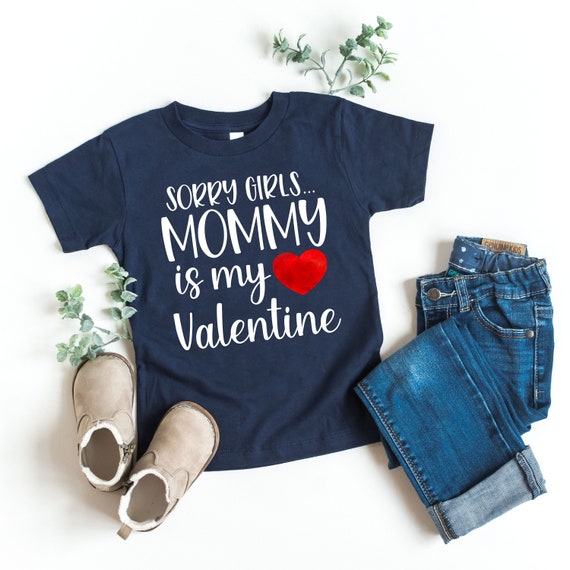 Mommy is my valentine shirt Clearance