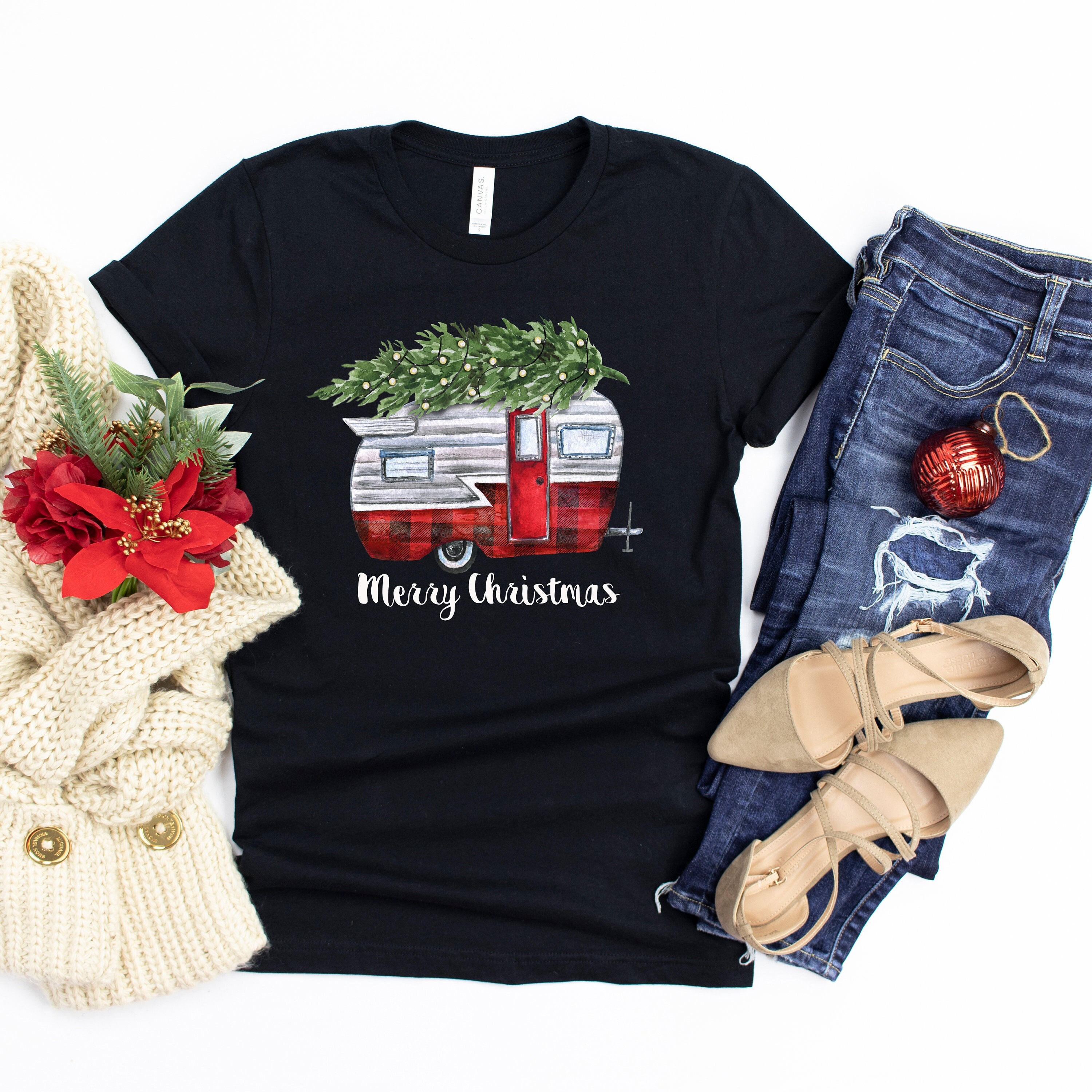Merry Christmas Plaid Camper Shirt Christmas Camping Shirt - Etsy merry-christmas-plaid-camper-shirt-christmas-camping-shirt-etsy
