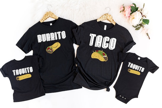 taco and taquito shirt