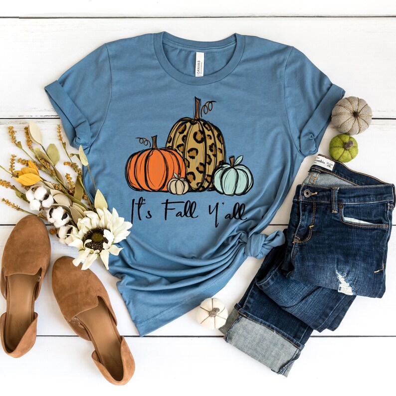 Its Fall Yall Shirt Fall Shirts Fall Tshirt Cute Fall - Etsy