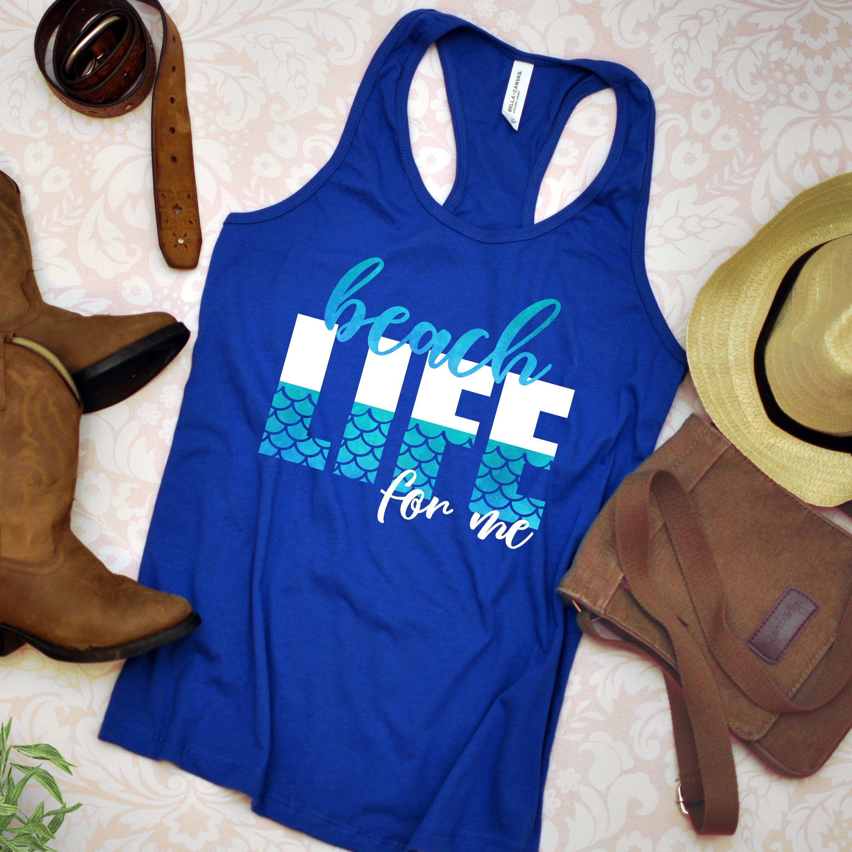 beach life tank top