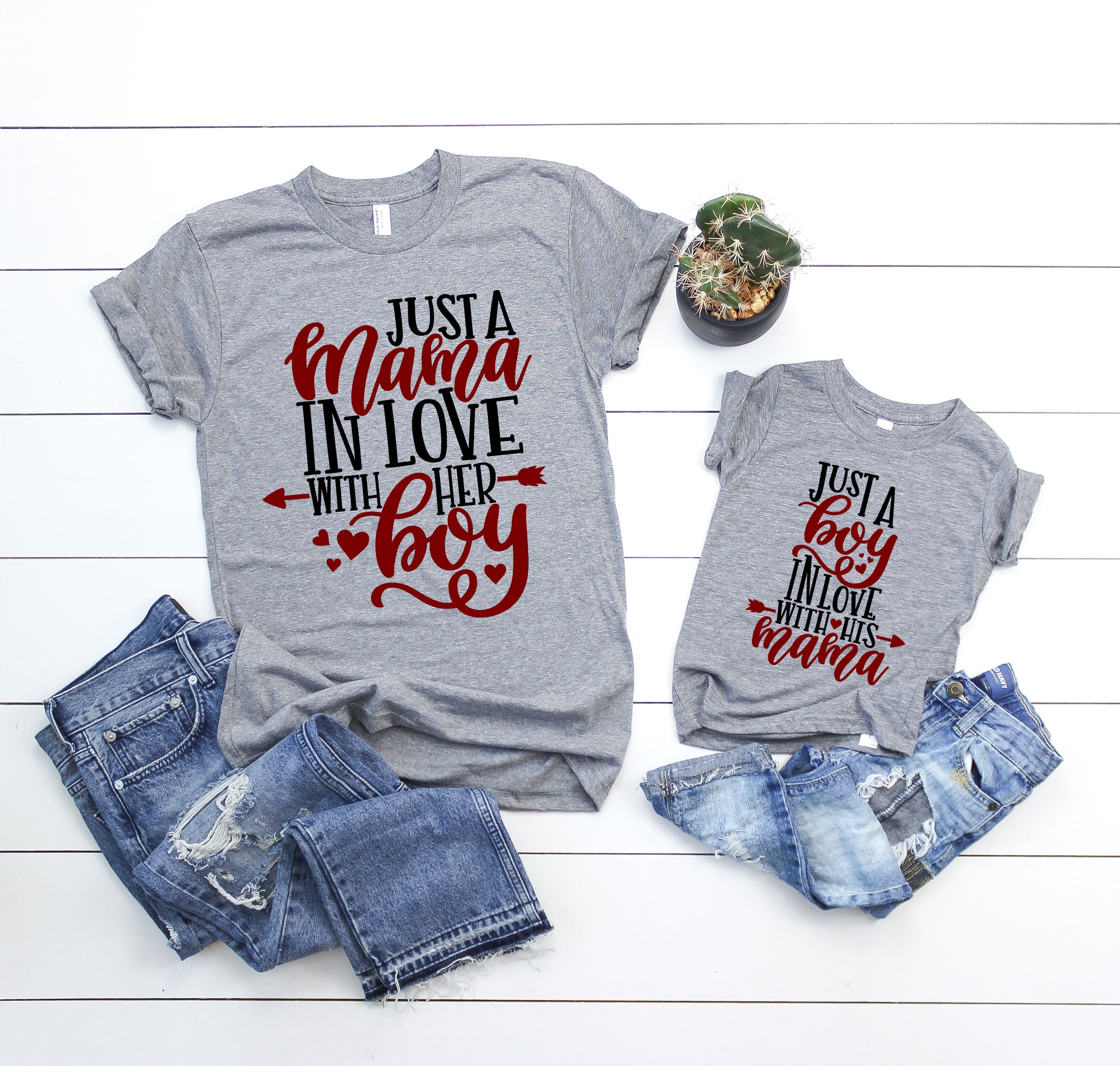 mama mini valentines shirts