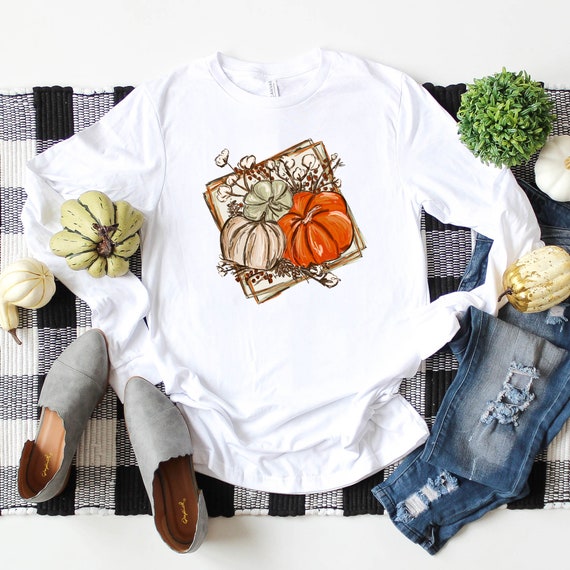 pumpkin long sleeve shirt