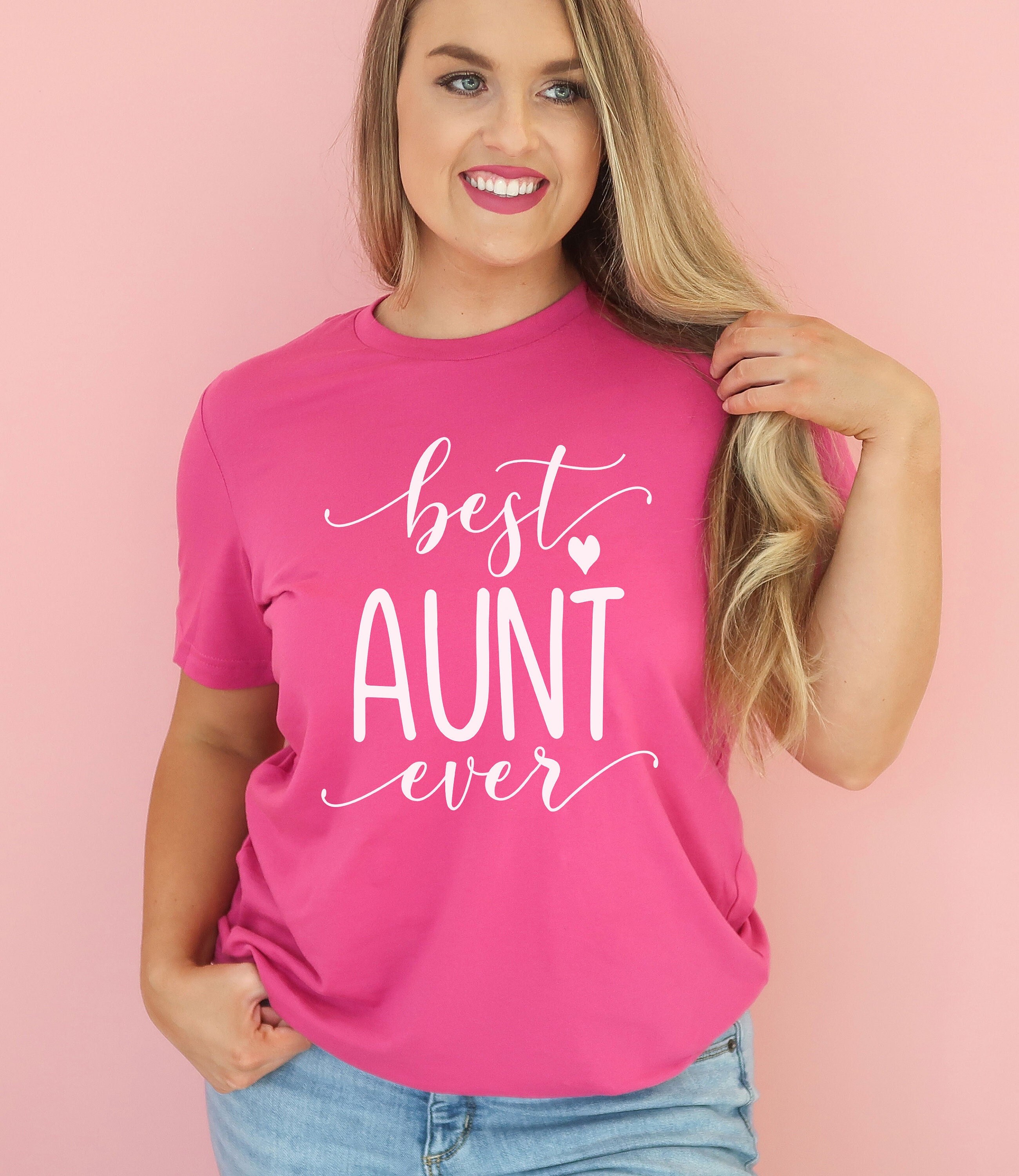 Best Aunt Ever Shirt Aunt Shirt Aunt T Aunt Tshirt New Etsy