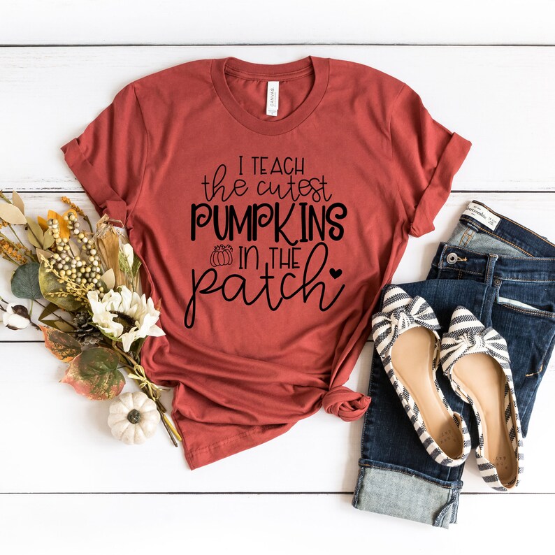 Fall Teacher Shirts Halloween Teacher Shirt Pumpkin Teacher - Etsy