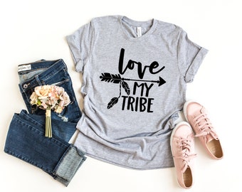Love my tribe t shirt Clearance