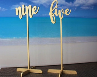Gold Table Numbers - Wedding Table Decor, Custom Table Sign, Rustic Country Wedding, Custom Table Sign,Wedding Decorations  , Table decor