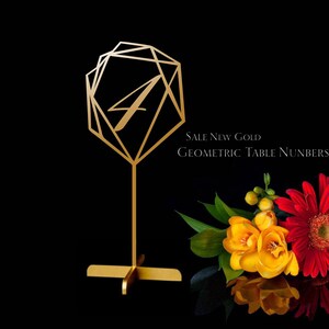 Números de mesa Números de mesa dorados Números de mesa geométricos para bodas Números con base Números de mesa rústicos de madera para bodas Números de mesa personalizados