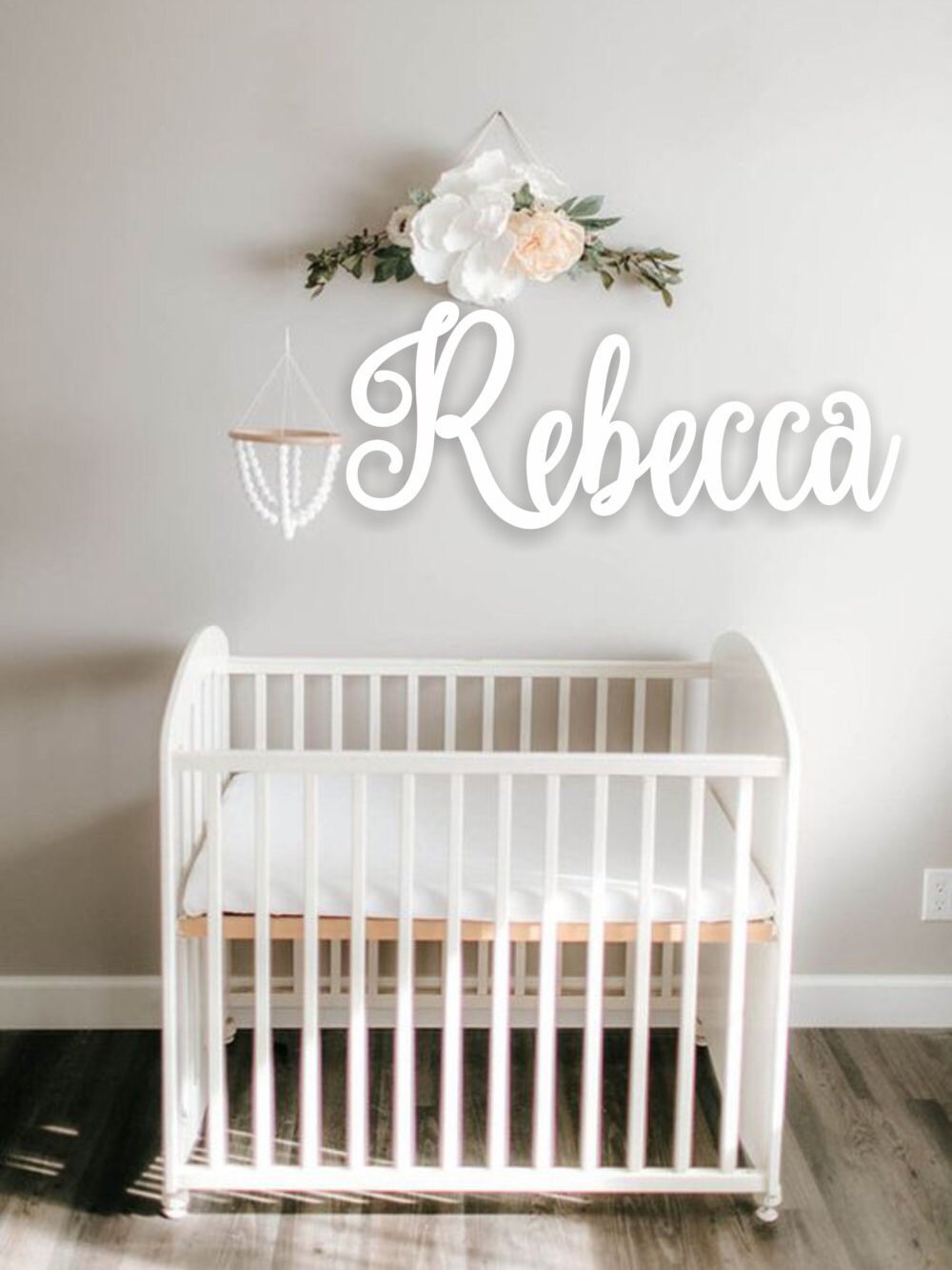 Baby Wall Name Signcustom Name Signwooden Name Signslarge Etsy