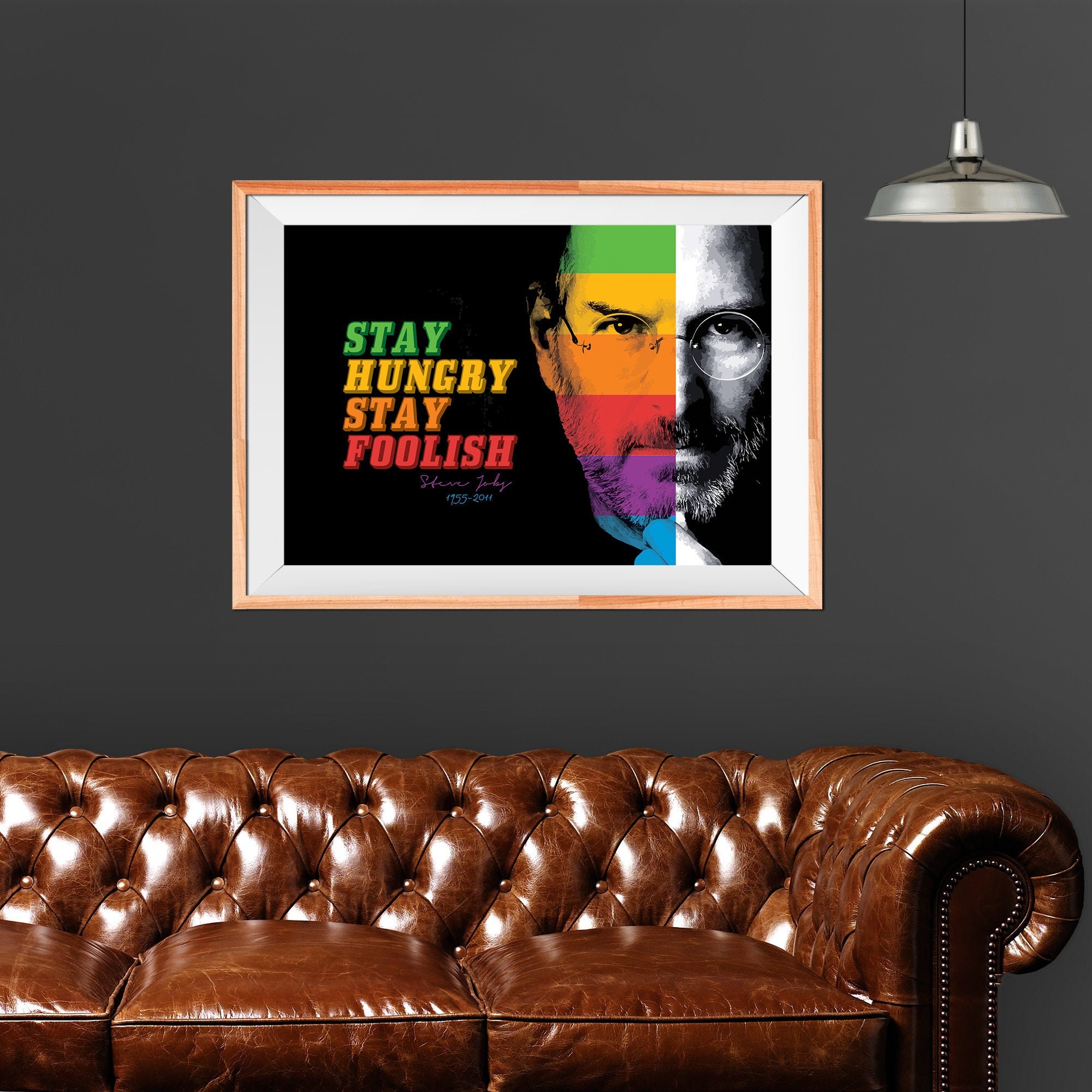 Stay Hungry Stay Foolish Whole Earth Catalog Poster