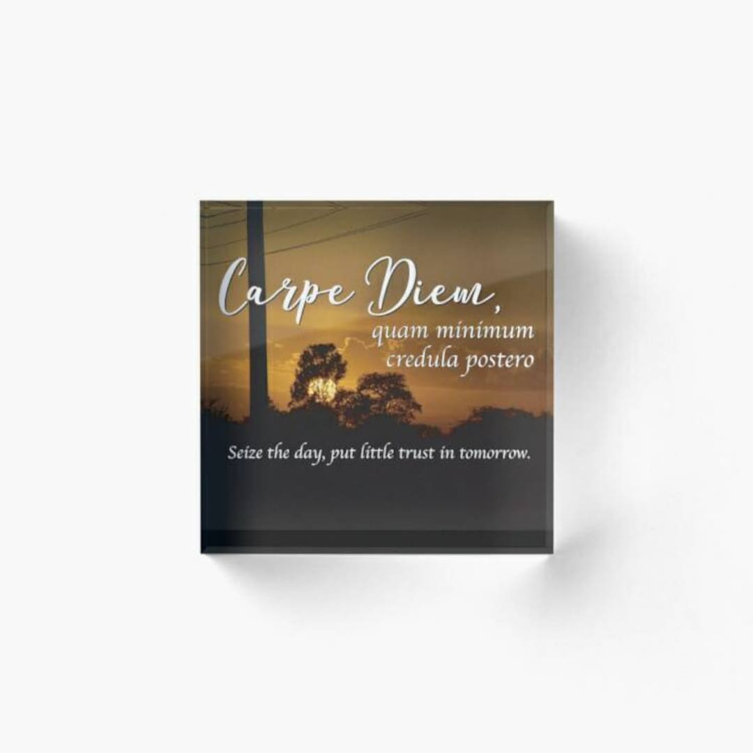 Carpe Diem Quam Minimum Credula Postero. Seize the Day Put Etsy Carpe Diem Quam Minimum Credula Postero. Seize the Day Put Etsy