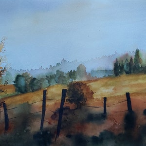 autumn, autumn painting, autumn watercolor, autumn painting, autumn colors, seasons