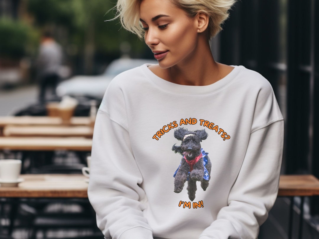 Halloween Labradoodle Sweatshirt Emotional Support Dog Funny Etsy