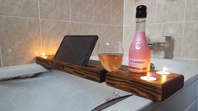 bath caddy wine