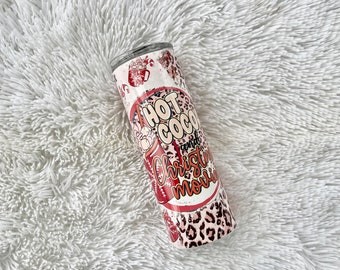 Hot Cocoa and Christmas movies tumbler, hot cocoa Christmas tumbler, hot cocoa tumbler, Christmas movie tumbler, Christmas Tumbler