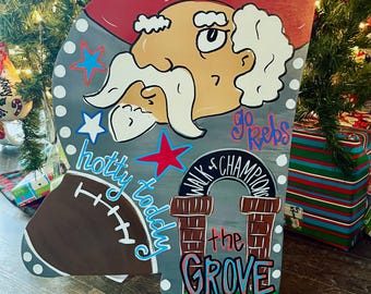 Ole Miss Mississippi Doorhanger